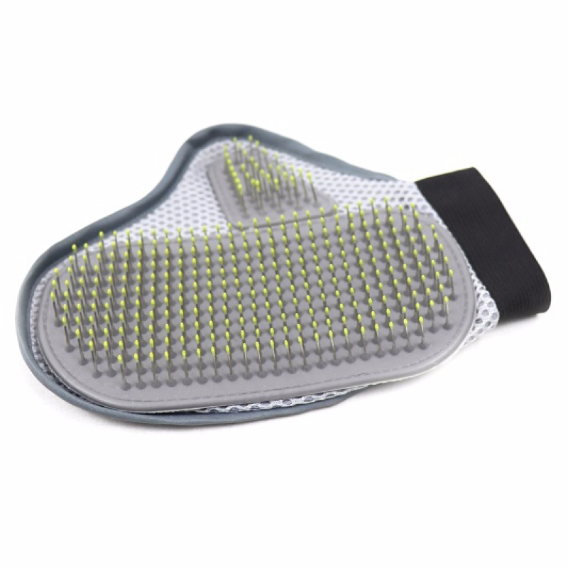 Pet Grooming Glove Brush for Dog and Cat Deshedding Brush Hair Remover For Cats Dogs and Horses with Long & Short Fur