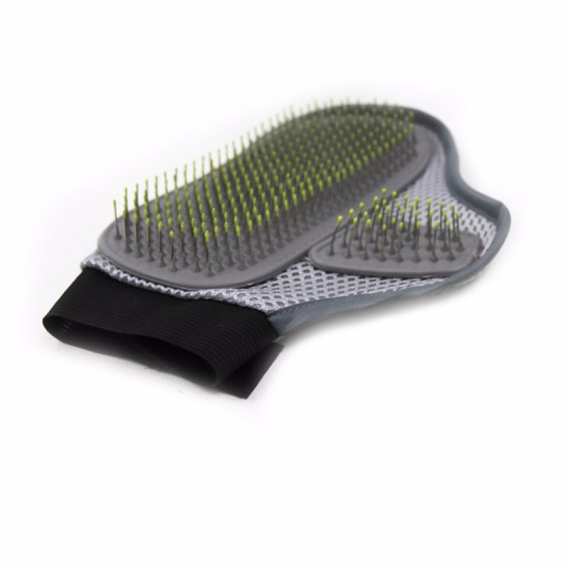 Pet Grooming Glove Brush for Dog and Cat Deshedding Brush Hair Remover For Cats Dogs and Horses with Long & Short Fur