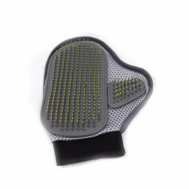 Pet Grooming Glove Brush for Dog and Cat Deshedding Brush Hair Remover For Cats Dogs and Horses with Long & Short Fur