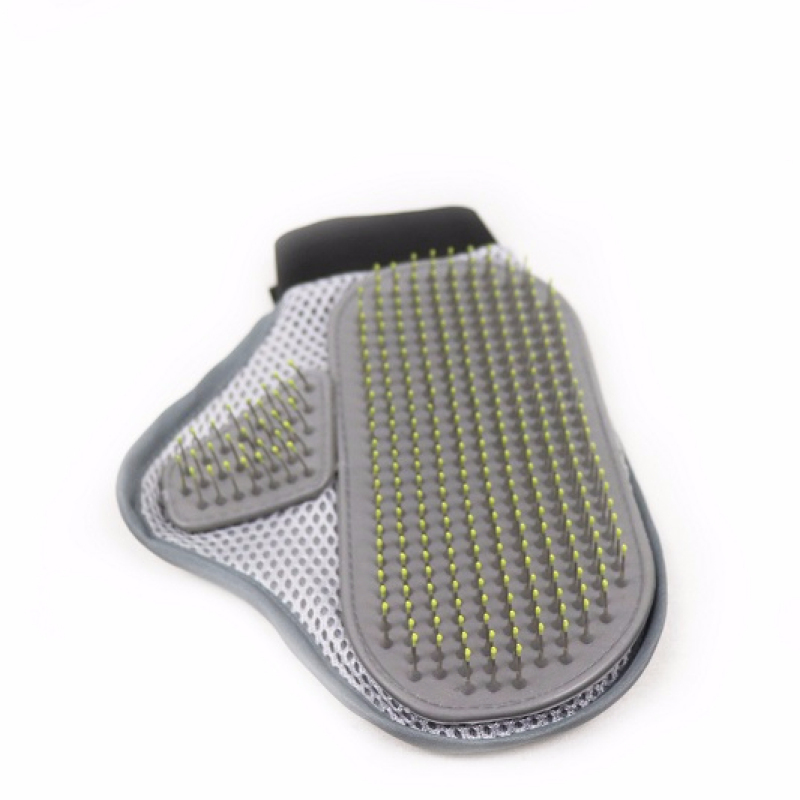 Pet Grooming Glove Brush for Dog and Cat Deshedding Brush Hair Remover For Cats Dogs and Horses with Long & Short Fur
