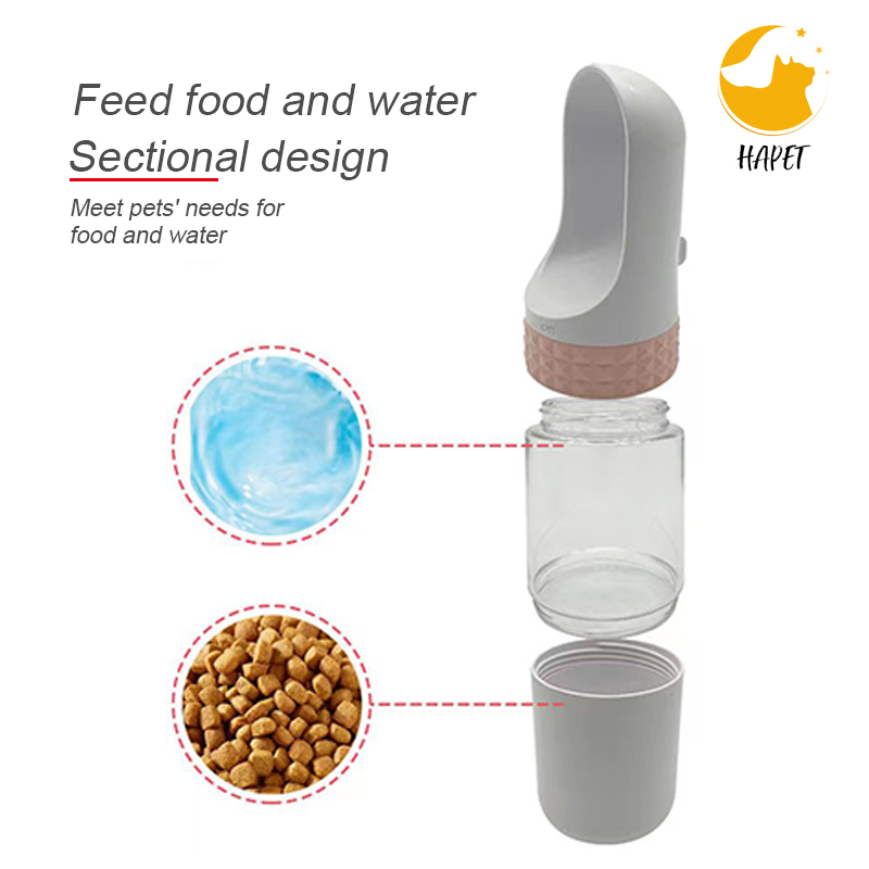 New Model  Manufacturer Food Grade Leak Proof Portable Pet Travel Water Bottle For Dogs