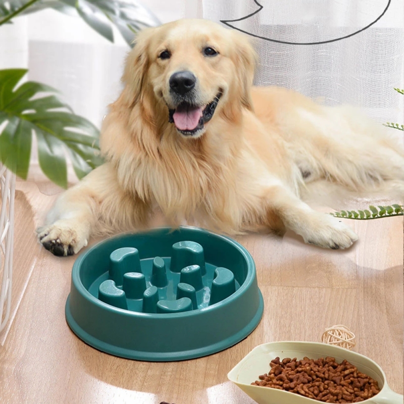 Pet Slow Food Bowl Small Dog Chokeproof Bowl Non Slip Slow Food Feeder Pet Slow Feeder Bowl