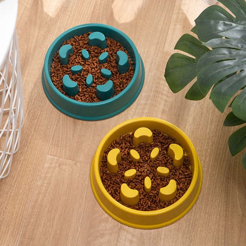 Pet Slow Food Bowl Small Dog Chokeproof Bowl Non Slip Slow Food Feeder Pet Slow Feeder Bowl