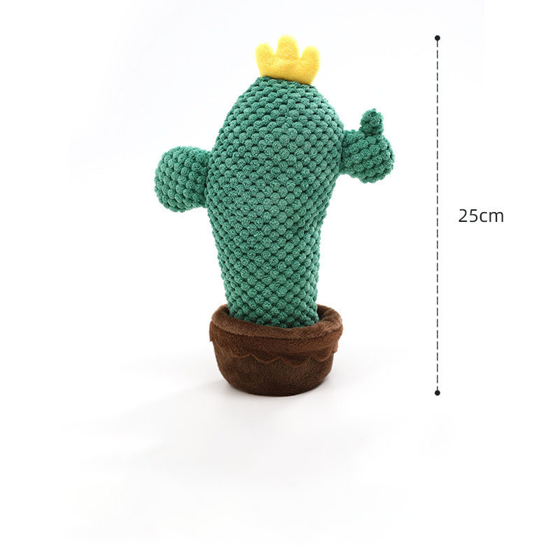 Stuffed Dog Toys for Small Medium Large Dogs Dog Chew Toy Cactus