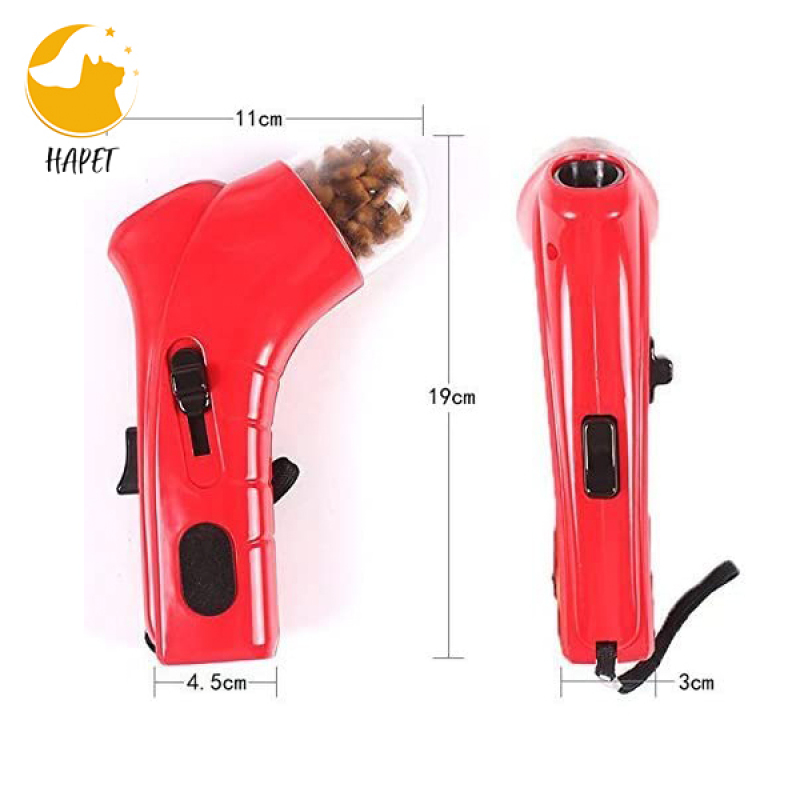Pet Treat Launcher Dog Food Catapult Puppy Snack Shooter Feeder Pet Training Food Dispenser Toys Dog Interactive Toys