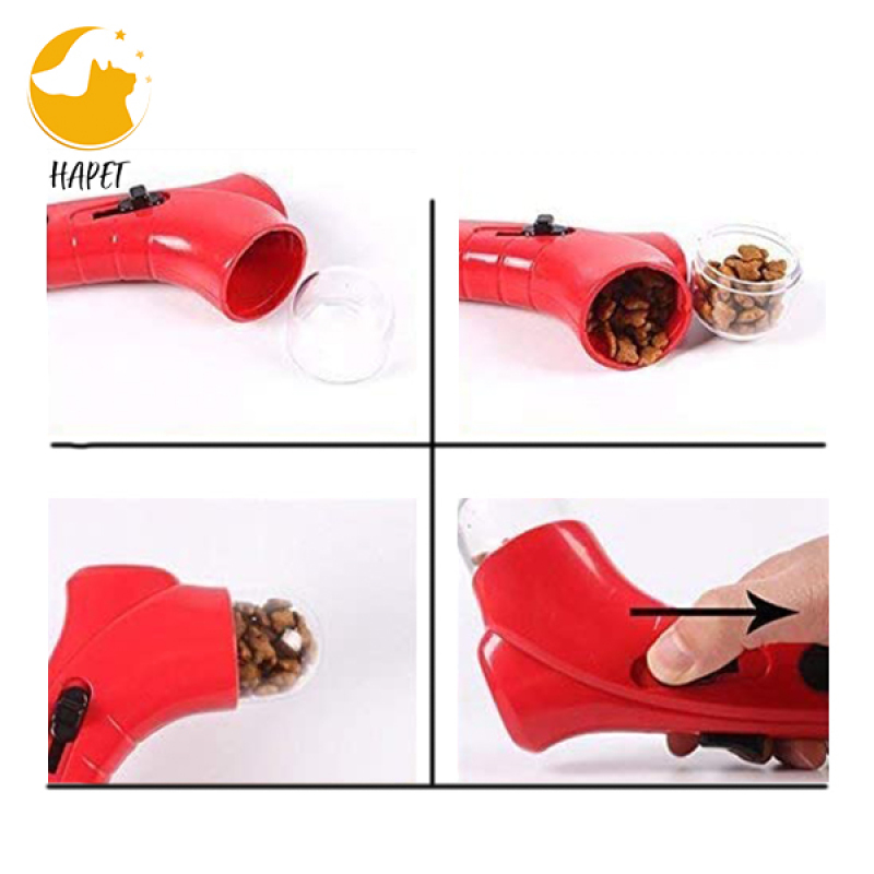 Pet Treat Launcher Dog Food Catapult Puppy Snack Shooter Feeder Pet Training Food Dispenser Toys Dog Interactive Toys