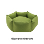 Dog Beds for Large Dogs Clearance Super Thick & Comfortable Pet Bed with Pillow, Washable Cover and Anti-Slip Bottom