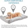 Dog Beds for Large Dogs Clearance Super Thick & Comfortable Pet Bed with Pillow, Washable Cover and Anti-Slip Bottom