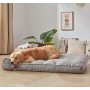 Dog Beds for Large Dogs Clearance Super Thick & Comfortable Pet Bed with Pillow, Washable Cover and Anti-Slip Bottom