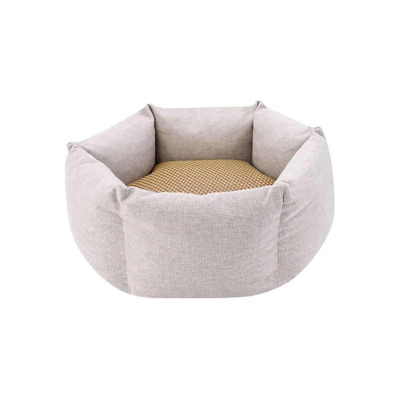 Dog Beds for Large Dogs Clearance Super Thick & Comfortable Pet Bed with Pillow, Washable Cover and Anti-Slip Bottom
