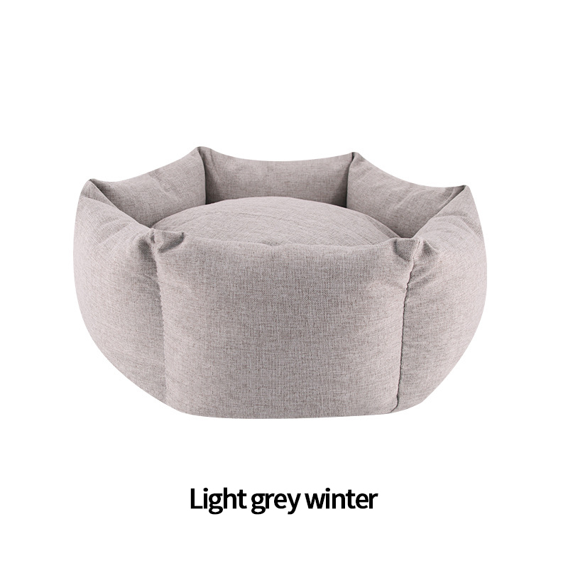 Dog Beds for Large Dogs Clearance Super Thick & Comfortable Pet Bed with Pillow, Washable Cover and Anti-Slip Bottom
