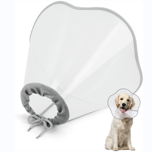 Surgery Cone Protective Pet Recovery Collar Plastic Dog Cats Neck Cone of Shame E