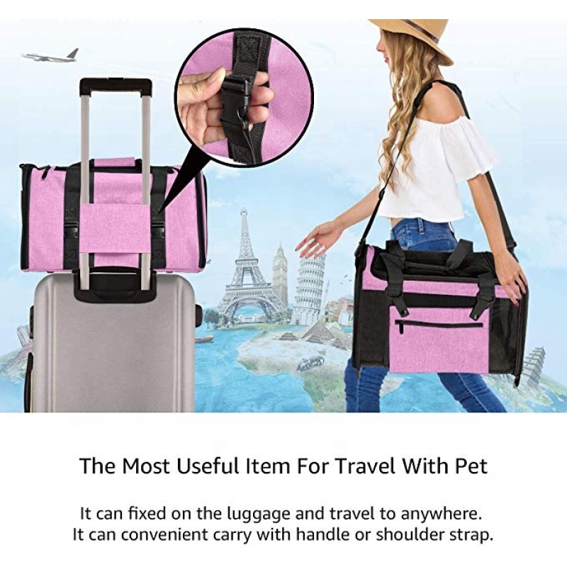 durable pet bag portable dog handbag breathable cat travel carrier