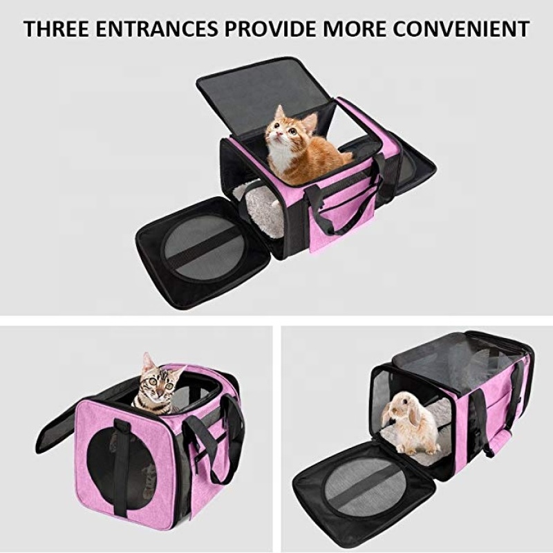 durable pet bag portable dog handbag breathable cat travel carrier