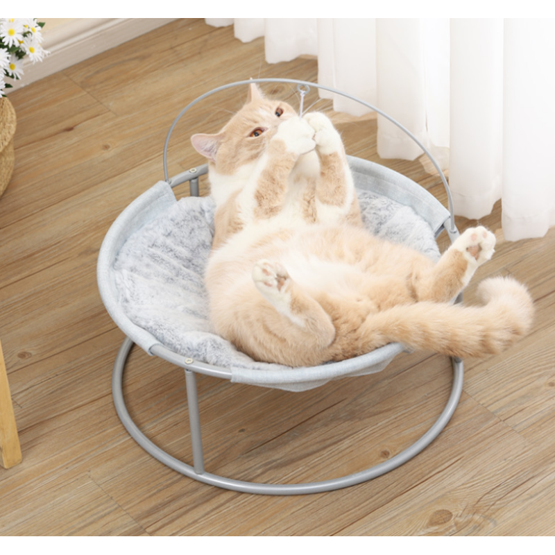 Elevated Cat Beds for Indoor Cats - Breathable Washable Cat Hammock Pet Supplies,Free-Standing Stable Detachable Pet Bed
