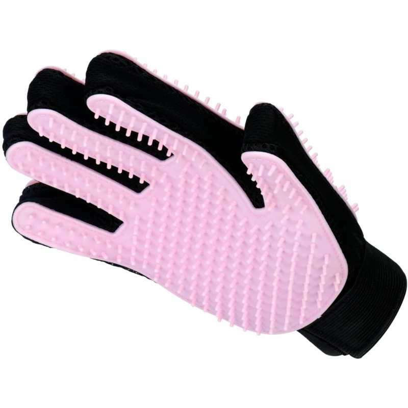 1PC Pet Grooming Mitten Double-Side Pet Grooming Design with Silicone Needles