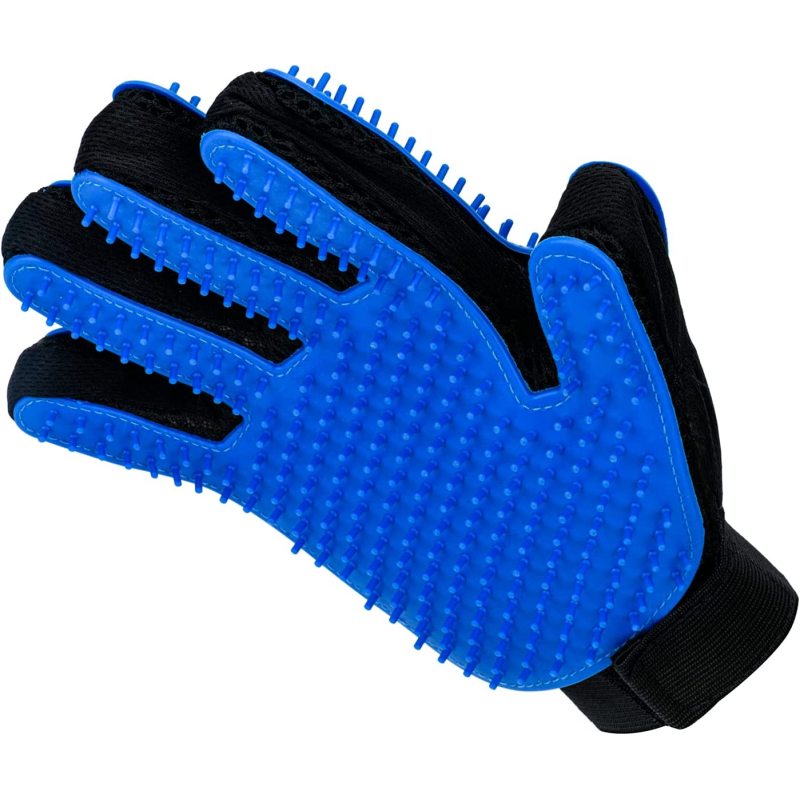 1PC Pet Grooming Mitten Double-Side Pet Grooming Design with Silicone Needles