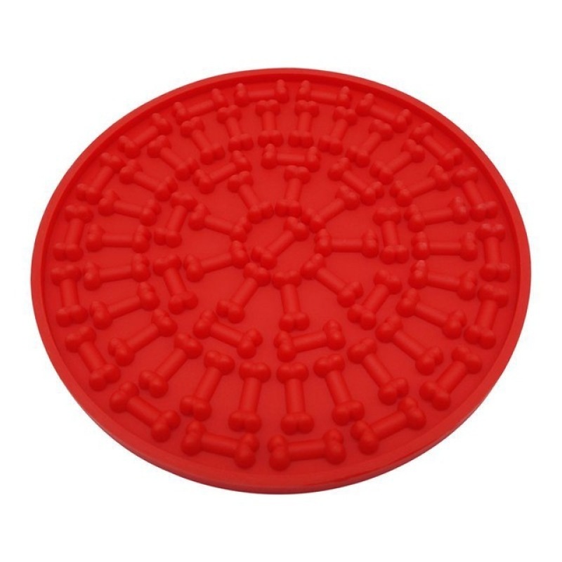 Dog Feeding Lick Mat Pet Dog Feeder Bowl for Bath Distraction Pet Lick Mat Silicone
