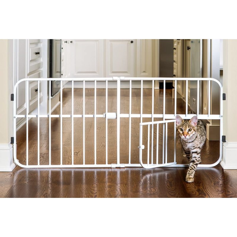 Expandable Gate to Stairways and Opening Pressure Mount Design That is Quick to Set Up