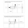 Expandable Gate to Stairways and Opening Pressure Mount Design That is Quick to Set Up
