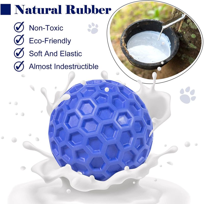 Dog Toys for Aggressive Chewers Large Breed, Interactive Squeaky Dog Balls for Medium Dogs Relieving Anxiety, Small Dog Toys