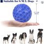 Dog Toys for Aggressive Chewers Large Breed, Interactive Squeaky Dog Balls for Medium Dogs Relieving Anxiety, Small Dog Toys