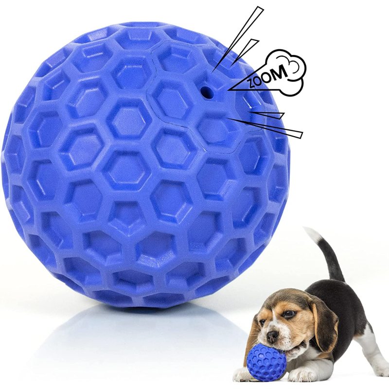 Dog Toys for Aggressive Chewers Large Breed, Interactive Squeaky Dog Balls for Medium Dogs Relieving Anxiety, Small Dog Toys