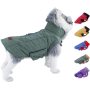 Dog Cold Weather Coats - Cozy Waterproof Windproof Reversible Winter Dog Jacket, Thick Padded Warm Coat Reflective Vest Clothes