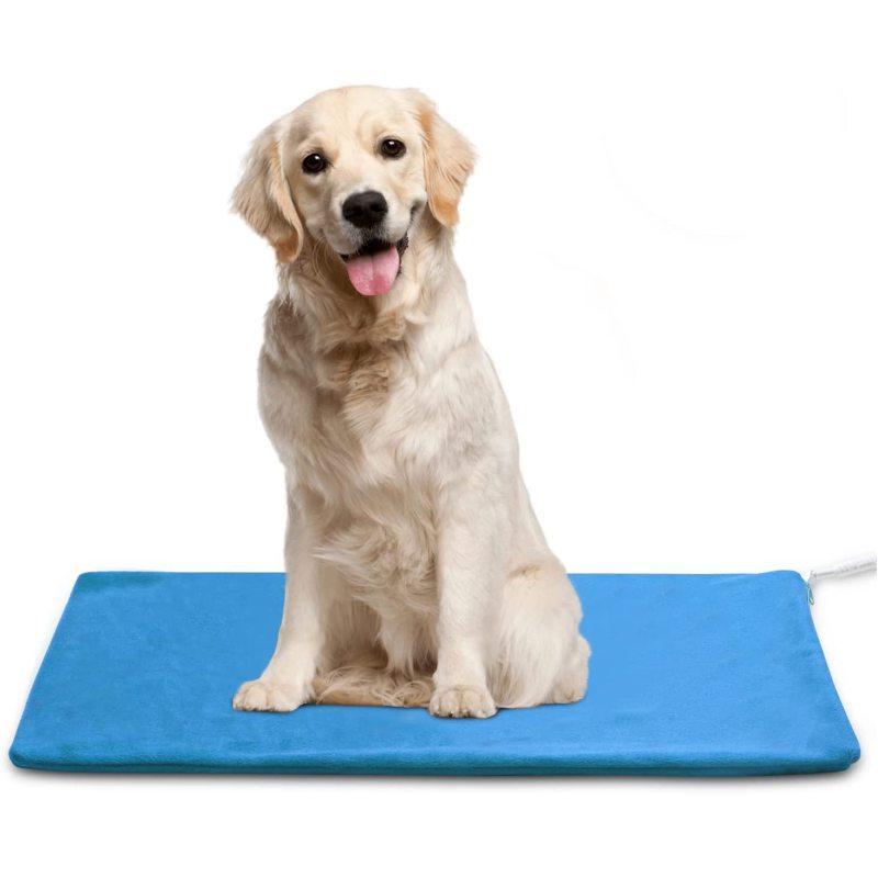 Pet Heating Pad ,Cat Dog Electric Indoor Waterproof,Auto Constant Temperature , Chew Resistant Steel Cord