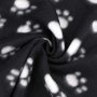 Bed Cover for Dogs Pet Blanket Warm Paw Print Use In Living Room