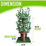 Cat Scratching Posts. Cute Tall Cat Tower for Large Cats with Leaves. Easy Fast DIY Holes. New Anti Topple
