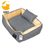 Custom Wholesale Large Luxury Soft Warm Promotional  PP Cotton Waterproof  Bed For Dog Pet Bed