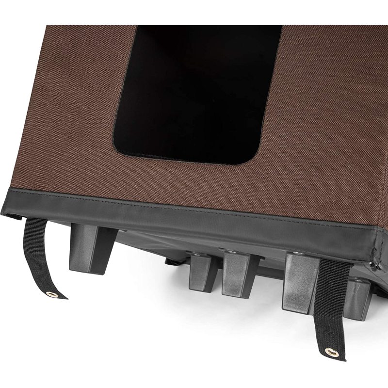 Outdoor Heated Kitty House Cat Shelter Elevated Waterproof Roof and Base Insulated Pet House Safe Cat kennel Durable Cat Condo