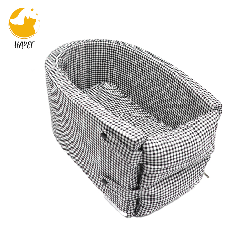 Dog Booster Car Seat Pet Elevated Car Ride Seat for Small Dogs or Cats Travel Bed