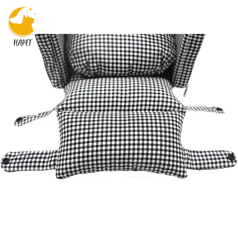 Dog Booster Car Seat Pet Elevated Car Ride Seat for Small Dogs or Cats Travel Bed