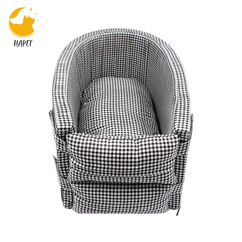 Dog Booster Car Seat Pet Elevated Car Ride Seat for Small Dogs or Cats Travel Bed