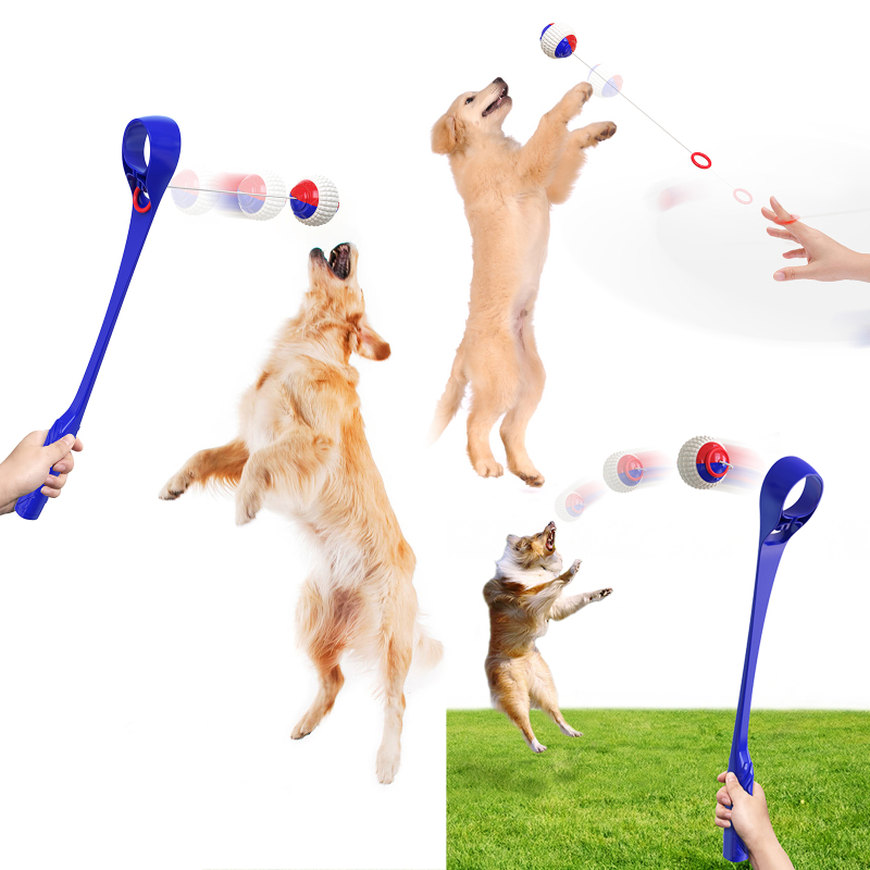 Interactive Dog Non-Automatic Launcher Ball Throwing Ball Toy For Medium And Large Dog