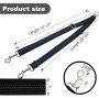 Adjustable Length and Tangle Free Dual Dog Leash for Small Dog
