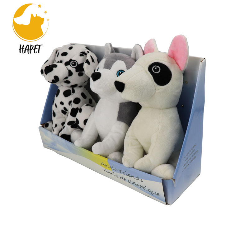 3 In 1 Dog Plush Toy for Large Breed, Cute Squeaky Toys with Crinkle Paper  Chew Toys for Puppy, Small, Middle, Big Pet