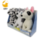 3 In 1 Dog Plush Toy for Large Breed, Cute Squeaky Toys with Crinkle Paper  Chew Toys for Puppy, Small, Middle, Big Pet