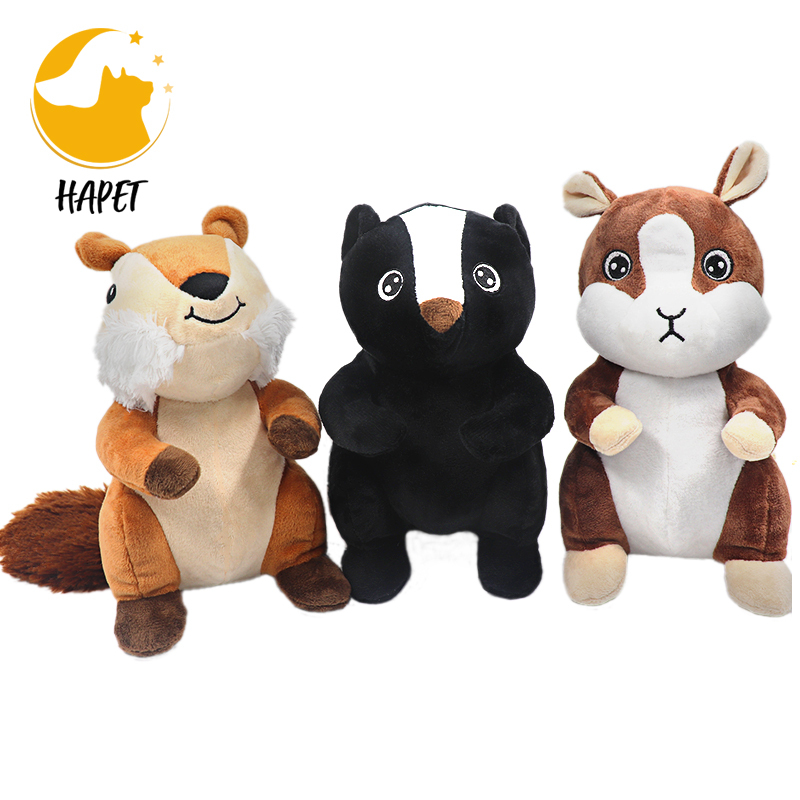 3 In 1 Dog Plush Toy for Large Breed, Cute Squeaky Toys with Crinkle Paper  Chew Toys for Puppy, Small, Middle, Big Pet