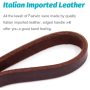 Heavy Duty Leather Dog Leash Best Military Grade for Dogs Training