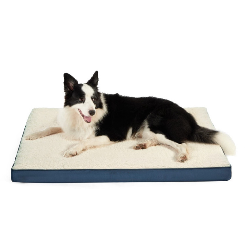 Wholesale Orthopedic Memory Foam Dog Bed Pet Bed Washable Cover Dog Cat Bed Removable Cover Indoor Cat Dog Mat Pad