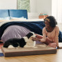 Wholesale Orthopedic Memory Foam Dog Bed Pet Bed Washable Cover Dog Cat Bed Removable Cover Indoor Cat Dog Mat Pad