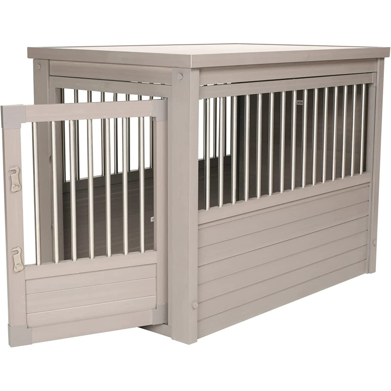 Stainless Steel Crates End Table For Indoor use