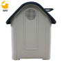 Indoor Outdoor Doghouse with Weatherproof Floor Dog Kennel