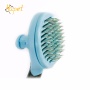 fashionable TPR handle stainless steel pet pin massage comb pet cleaning brush