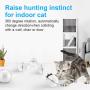 Usb Rechargeable Interactive Cat Toy Degree Automatic Rolling Ball Anti-break Bite Self Rotating Pet Cat harness Toy Ball