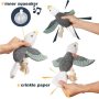 Interactive Stuffed Dog Toys with Crinkle Paper Durable Squeaky Chew Toys for Puppy Small Medium Dogs
