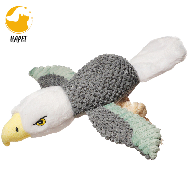 Interactive Stuffed Dog Toys with Crinkle Paper Durable Squeaky Chew Toys for Puppy Small Medium Dogs
